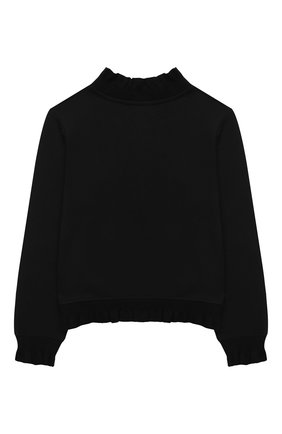 Детский хлопковый свитшот MOSCHINO черного цвета по цене 14950 руб., арт. HDF03D/LDA16/10A-14A | Фото 2 Детский хлопковый свитшот MOSCHINO черного цвета, арт. HDF03D/LDA16/10A-14A | Фото 2 (Материал внешний: Хлопок; Рукава: Длинные; Девочки Кросс-КТ: Толстовка-одежда; Ростовка одежда: 10 - 11 лет | 140 - 146см, 12 лет | 152 см, 13 - 15 лет | 158 см)