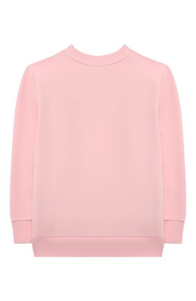 Детский хлопковый свитшот MOSCHINO розового цвета по цене 8980 руб., арт. H6F039/LDA16/10A-14A | Фото 2 Детский хлопковый свитшот MOSCHINO розового цвета, арт. H6F039/LDA16/10A-14A | Фото 2