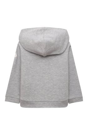 Детский хлопковый костюм MONCLER серого цвета по цене 30900 руб., арт. G2-951-8M764-00-809EH | Фото 2 Детский хлопковый костюм MONCLER серого цвета, арт. G2-951-8M764-00-809EH | Фото 2 (Материал внешний: Хлопок; Рукава: Длинные; Кросс-КТ НВ: Костюм; Ростовка одежда: 12 мес | 80 см, 18 мес | 86 см, 24 мес | 92 см, 3 мес | 62 см, 36 мес | 98 см, 6 мес | 68 см, 9 мес | 74 см)