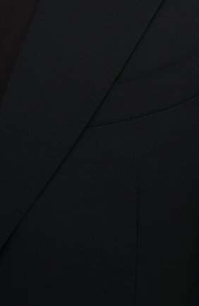 Мужской шерстяной костюм TOM FORD темно-синего цвета, арт. Q22R13/21AL43 | Фото 6 (Материал внешний: Шерсть; Рукава: Длинные; Костюмы М: Однобортный; Стили: Классический; Материал подклада: Шелк, Купро)