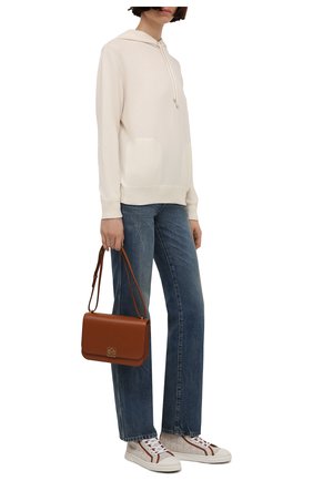 Женские комбинированные кеды anagram LOEWE бежевого цвета по цене 59950 руб., арт. L815282X52 | Фото 2 Женские комбинированные кеды anagram LOEWE бежевого цвета, арт. L815282X52 | Фото 2