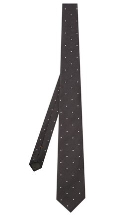 Мужской шелковый галстук CANALI коричневого цвета, арт. 18/HJ03327 | Фото 2 (Материал: Текстиль, Шелк; Принт: С принтом)
