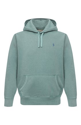 Мужской хлопковое худи POLO RALPH LAUREN зеленого цвета по цене 13700 руб., арт. 710793020 | Фото 1 Мужской хлопковое худи POLO RALPH LAUREN зеленого цвета, арт. 710793020 | Фото 1