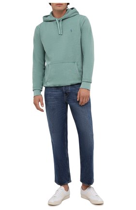Мужской хлопковое худи POLO RALPH LAUREN зеленого цвета по цене 13700 руб., арт. 710793020 | Фото 2 Мужской хлопковое худи POLO RALPH LAUREN зеленого цвета, арт. 710793020 | Фото 2