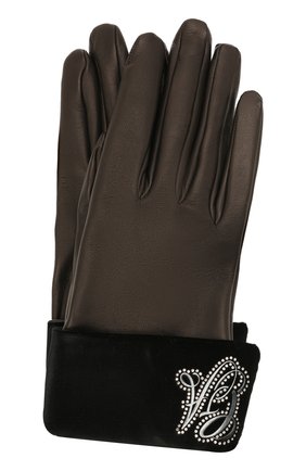 Женские кожаные перчатки GIORGIO ARMANI коричневого цвета по цене 42850 руб., арт. 794238/1A215 | Фото 1 Женские кожаные перчатки GIORGIO ARMANI коричневого цвета, арт. 794238/1A215 | Фото 1