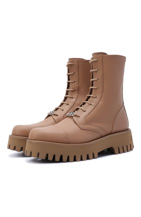 Женские кожаные ботинки CASADEI бежевого цвета по цене 55900 руб., арт. 1R269T0401C15633113 | Фото 1 Женские кожаные ботинки CASADEI бежевого цвета, арт. 1R269T0401C15633113 | Фото 1