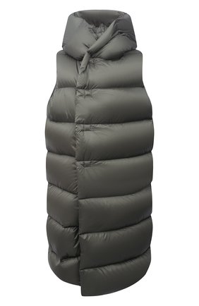 Женский пуховый жилет RICK OWENS зеленого цвета по цене 145000 руб., арт. RP02A7914/NZD3 | Фото 1 Женский пуховый жилет RICK OWENS зеленого цвета, арт. RP02A7914/NZD3 | Фото 1