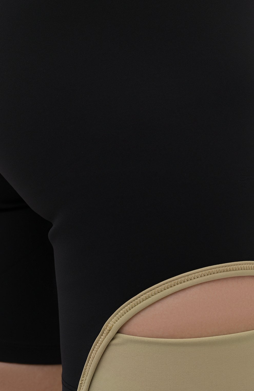 Женские шорты P.E. NATION черного цвета, арт. 21PE2S002EXL | Фото 5 (Женское Кросс-КТ: Шорты-одежда; Длина Ж (юбки, платья, шорты): Мини; Материал внешний: Синтетический материал; Стили: Спорт-шик)