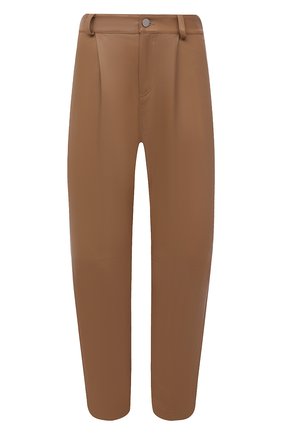 Женские кожаные брюки REDVALENTINO бежевого цвета по цене 66000 руб., арт. WR3NF00M/639 | Фото 1 Женские кожаные брюки REDVALENTINO бежевого цвета, арт. WR3NF00M/639 | Фото 1 (Женское Кросс-КТ: Брюки-одежда, Кожаные брюки; Силуэт Ж (брюки и джинсы): Прямые; Стили: Кэжуэл; Длина (брюки, джинсы): Укороченные)