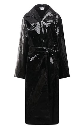 Женское кожаное пальто VETEMENTS черного цвета по цене 468500 руб., арт. UA52C0650BL 2402/W | Фото 1 Женское кожаное пальто VETEMENTS черного цвета, арт. UA52C0650BL 2402/W | Фото 1 (Материал подклада: Вискоза; Длина (верхняя одежда): Длинные; Рукава: Длинные; 1-2-бортные: Однобортные; Стили: Гранж; Материал внешний: Натуральная кожа)