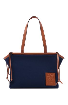 Женский сумка-тоут cushion small LOEWE темно-синего цвета по цене 76450 руб., арт. A612A93X18 | Фото 1 Женский сумка-тоут cushion small LOEWE темно-синего цвета, арт. A612A93X18 | Фото 1