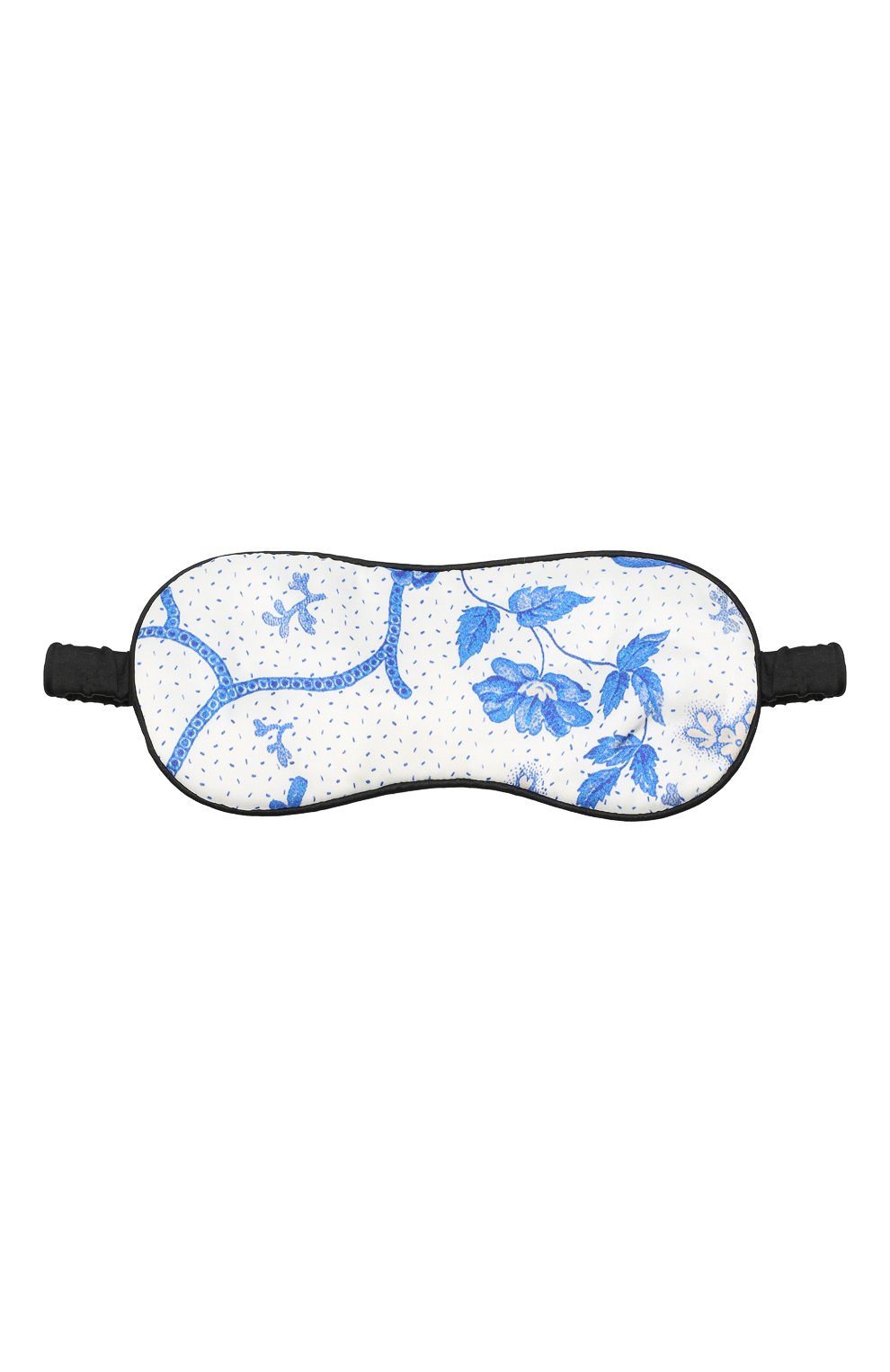 Женские шелковая маска для сна YOLKE голубого цвета, арт. AW21-17S_P0UCH-WAL-BL | Фото 1 (Материал внешний: Шелк)