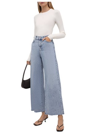 Женские джинсы 7 FOR ALL MANKIND голубого цвета по цене 18100 руб., арт. JSZ0B75TL0 | Фото 2 Женские джинсы 7 FOR ALL MANKIND голубого цвета, арт. JSZ0B75TL0 | Фото 2