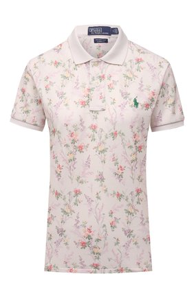 Женское поло POLO RALPH LAUREN светло-розового цвета по цене 14150 руб., арт. 211844054 | Фото 1 Женское поло POLO RALPH LAUREN светло-розового цвета, арт. 211844054 | Фото 1