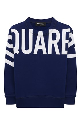 Детский хлопковый свитшот DSQUARED2 синего цвета по цене 18950 руб., арт. DQ0537-D002G | Фото 1 Детский хлопковый свитшот DSQUARED2 синего цвета, арт. DQ0537-D002G | Фото 1 (Материал внешний: Хлопок; Рукава: Длинные; Мальчики Кросс-КТ: Толстовка-одежда; Ростовка одежда: 10 - 11 лет | 140 - 146см, 12 лет | 152 см, 13 - 15 лет | 158 см, 16 лет | 164 см, 4 года | 104 см, 6 лет | 116 см, 8 лет | 128 см)