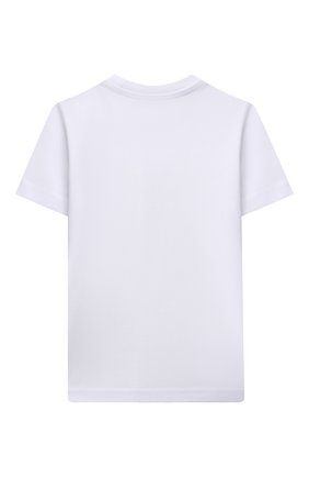 Детская хлопковая футболка DSQUARED2 белого цвета по цене 12100 руб., арт. DQ0516-D00MQ | Фото 2 Детская хлопковая футболка DSQUARED2 белого цвета, арт. DQ0516-D00MQ | Фото 2
