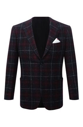 Мужской кашемировый пиджак KITON бордового цвета по цене 895000 руб., арт. UG81K0117A | Фото 1 Мужской кашемировый пиджак KITON бордового цвета, арт. UG81K0117A | Фото 1 (Материал внешний: Шерсть, Кашемир; Рукава: Длинные; Длина (для топов): Стандартные; Материал подклада: Купро; Случай: Коктейльный; Пиджаки М: Приталенный; 1-2-бортные: Однобортные; Стили: Классический; Региональные ограничения белый список (Axapta Mercury): RU)