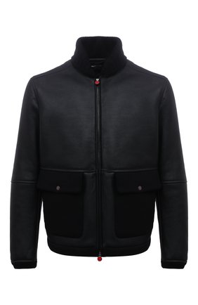 Мужская дубленка KITON черного цвета по цене 1265000 руб., арт. UW1009V0384A | Фото 1 Мужская дубленка KITON черного цвета, арт. UW1009V0384A | Фото 1 (Материал внешний: Натуральный мех; Длина (верхняя одежда): Короткие; Рукава: Длинные; Стили: Кэжуэл)