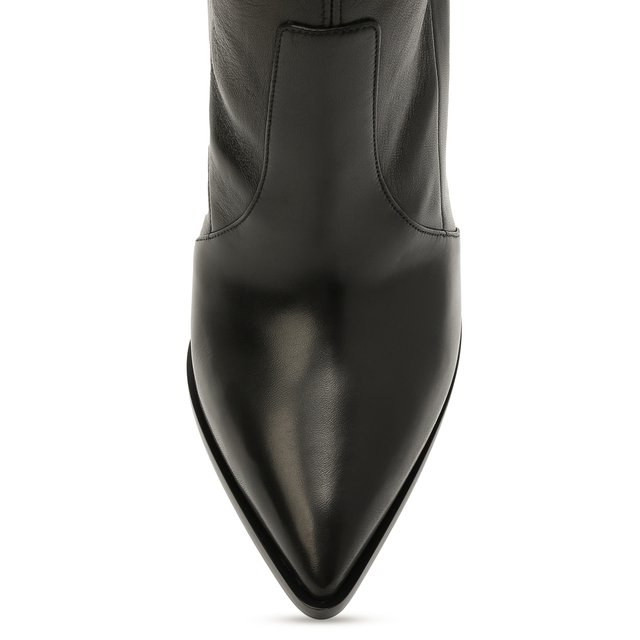 фото Кожаные ботфорты casadei