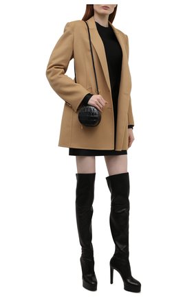 Женские кожаные ботфорты CASADEI черного цвета по цене 116000 руб., арт. 1T982T1201T00539000 | Фото 2 Женские кожаные ботфорты CASADEI черного цвета, арт. 1T982T1201T00539000 | Фото 2