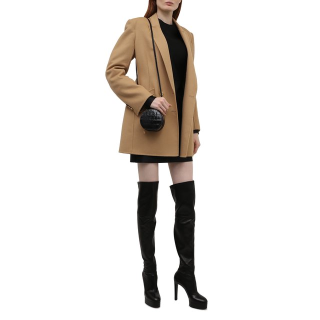 фото Кожаные ботфорты casadei