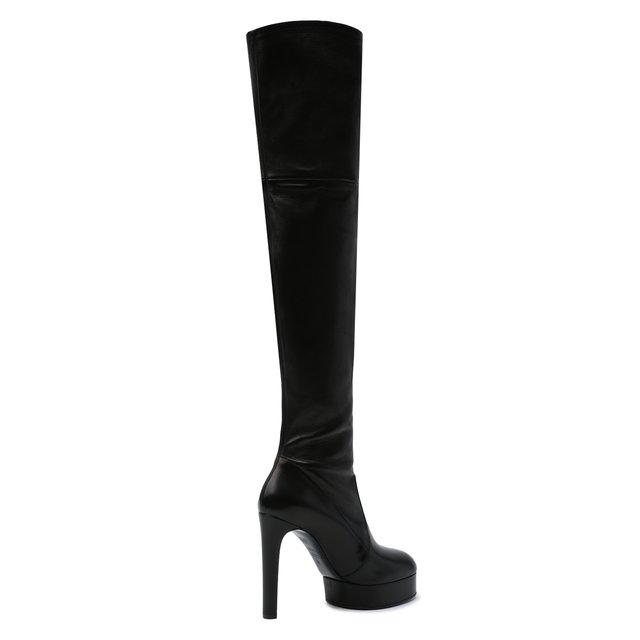 фото Кожаные ботфорты casadei