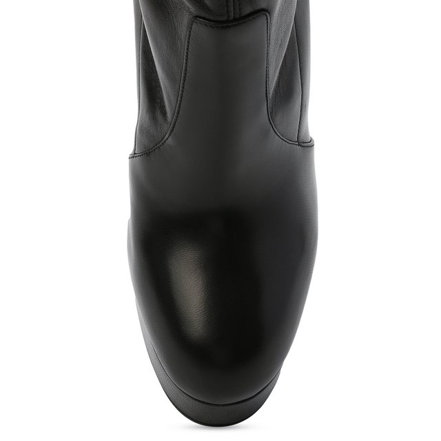 фото Кожаные ботфорты casadei