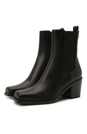 Женские кожаные ботильоны GIANVITO ROSSI черного цвета по цене 86200 руб., арт. G73322.60CU0.CLNNER0 | Фото 1 Женские кожаные ботильоны GIANVITO ROSSI черного цвета, арт. G73322.60CU0.CLNNER0 | Фото 1