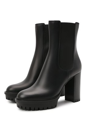 Женские кожаные ботильоны martis GIANVITO ROSSI черного цвета по цене 77500 руб., арт. G73486.70CU0.VGINER0 | Фото 1 Женские кожаные ботильоны martis GIANVITO ROSSI черного цвета, арт. G73486.70CU0.VGINER0 | Фото 1