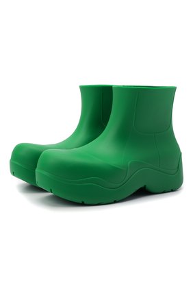 Женские сапоги bv puddle BOTTEGA VENETA зеленого цвета по цене 42650 руб., арт. 640045/V00P0 | Фото 1 Женские сапоги bv puddle BOTTEGA VENETA зеленого цвета, арт. 640045/V00P0 | Фото 1 (Материал внутренний: Текстиль, Натуральная кожа; Женское Кросс-КТ: Без шнуровки-ботинки; Подошва: Платформа; Каблук тип: Устойчивый; Материал внешний: Резина; Каблук высота: Средний; Материал утеплителя: Без утеплителя)
