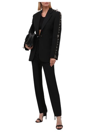 Женский шерстяной жакет GIVENCHY черного цвета по цене 324500 руб., арт. BW30CVG0S5 | Фото 2 Женский шерстяной жакет GIVENCHY черного цвета, арт. BW30CVG0S5 | Фото 2