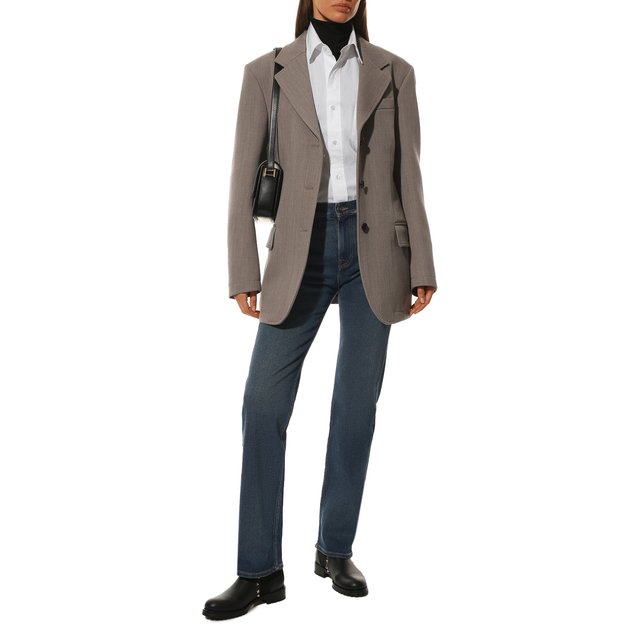 фото Кожаные ботинки rockstud valentino