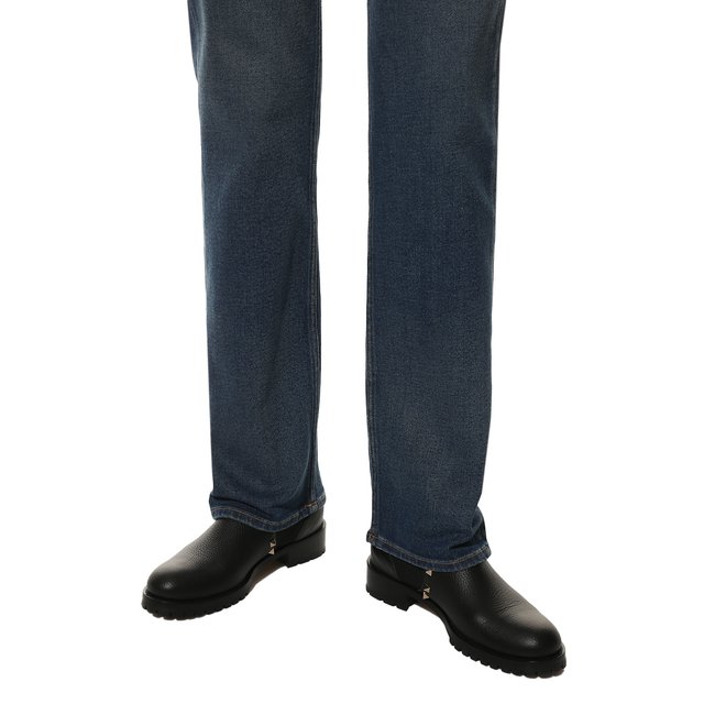 фото Кожаные ботинки rockstud valentino