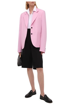 Женская хлопковая рубашка SAINT LAURENT белого цвета по цене 47150 руб., арт. 512192/Y227W | Фото 2 Женская хлопковая рубашка SAINT LAURENT белого цвета, арт. 512192/Y227W | Фото 2 (Длина (для топов): Удлиненные; Рукава: Длинные; Материал внешний: Хлопок; Женское Кросс-КТ: Рубашка-одежда; Стили: Кэжуэл; Принт: Без принта)