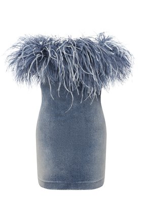 Женское джинсовое платье SAINT LAURENT синего цвета по цене 286000 руб., арт. 614782/YS593 | Фото 1 Женское джинсовое платье SAINT LAURENT синего цвета, арт. 614782/YS593 | Фото 1 (Длина Ж (юбки, платья, шорты): Мини; Материал подклада: Шелк; Материал внешний: Хлопок; Женское Кросс-КТ: Платье-одежда; Кросс-КТ: Деним; Стили: Гламурный; Случай: Вечерний; Одежда: Одежда)