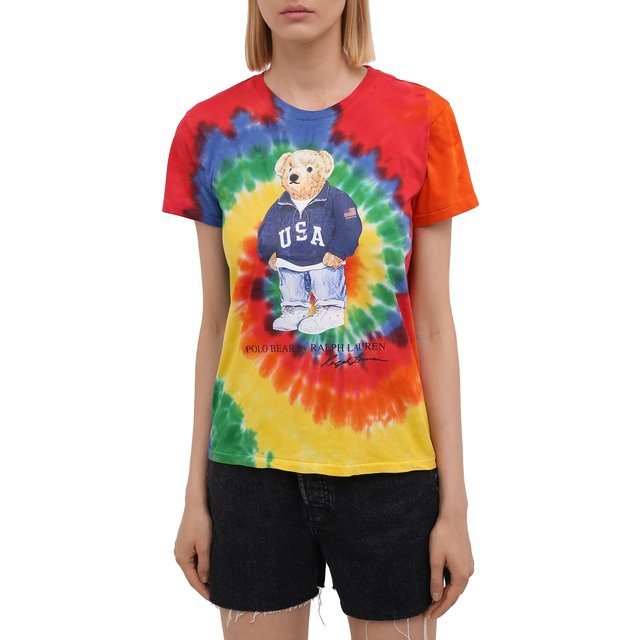 фото Хлопковая футболка polo ralph lauren