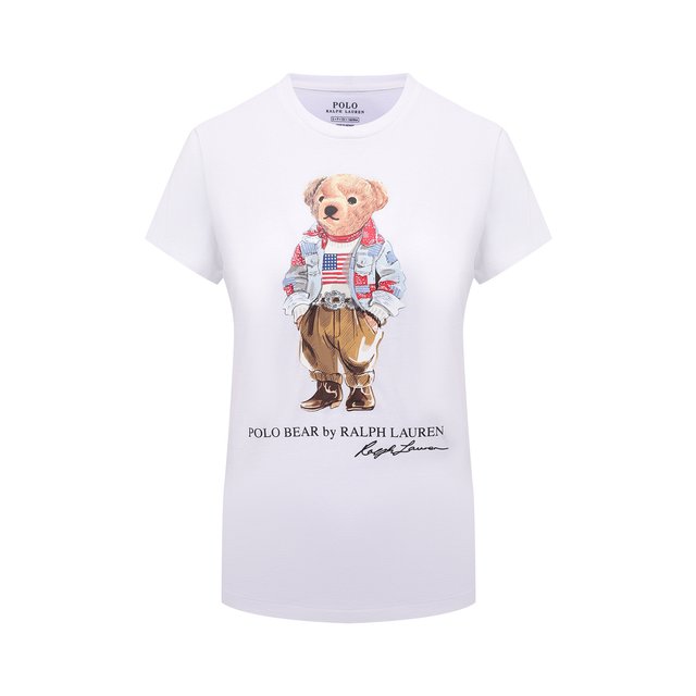 фото Хлопковая футболка polo ralph lauren