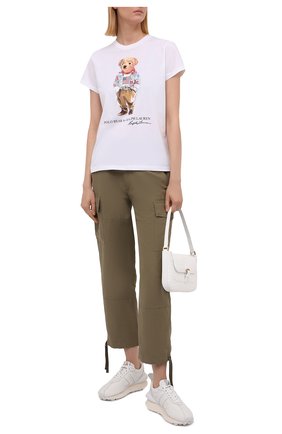 Женская хлопковая футболка POLO RALPH LAUREN белого цвета по цене 7995 руб., арт. 211843279 | Фото 2 Женская хлопковая футболка POLO RALPH LAUREN белого цвета, арт. 211843279 | Фото 2