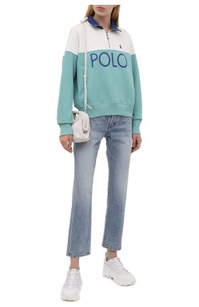 Женский хлопковый свитшот POLO RALPH LAUREN разноцветного цвета по цене 15700 руб., арт. 211843285 | Фото 2 Женский хлопковый свитшот POLO RALPH LAUREN разноцветного цвета, арт. 211843285 | Фото 2