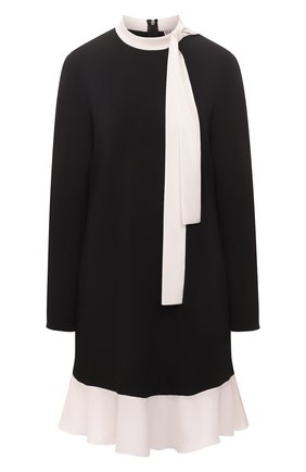 Женское платье REDVALENTINO черно-белого цвета по цене 49950 руб., арт. WR0VACH5/3TG | Фото 1 Женское платье REDVALENTINO черно-белого цвета, арт. WR0VACH5/3TG | Фото 1 (Длина Ж (юбки, платья, шорты): Мини; Рукава: Длинные; Материал внешний: Синтетический материал, Вискоза; Женское Кросс-КТ: Платье-одежда; Стили: Романтичный; Случай: Формальный)