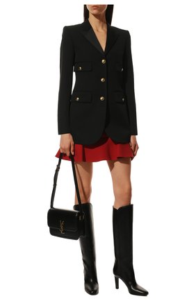 Женская юбка-шорты REDVALENTINO красного цвета по цене 26300 руб., арт. WR3RFB55/5YB | Фото 2 Женская юбка-шорты REDVALENTINO красного цвета, арт. WR3RFB55/5YB | Фото 2 (Материал подклада: Синтетический материал; Длина Ж (юбки, платья, шорты): Мини; Материал внешний: Синтетический материал; Женское Кросс-КТ: Юбка-одежда, юбка-шорты; Стили: Романтичный)