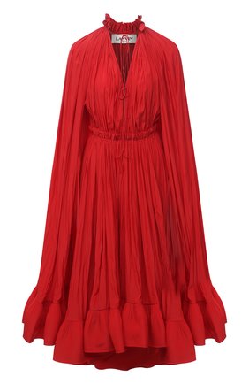 Женское платье LANVIN красного цвета по цене 307500 руб., арт. RW-DR0042-4778-A21 | Фото 1 Женское платье LANVIN красного цвета, арт. RW-DR0042-4778-A21 | Фото 1