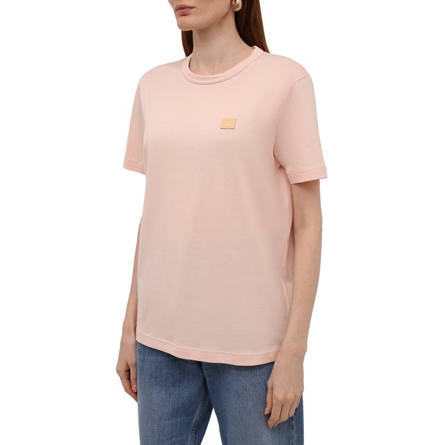 фото Хлопковая футболка acne studios