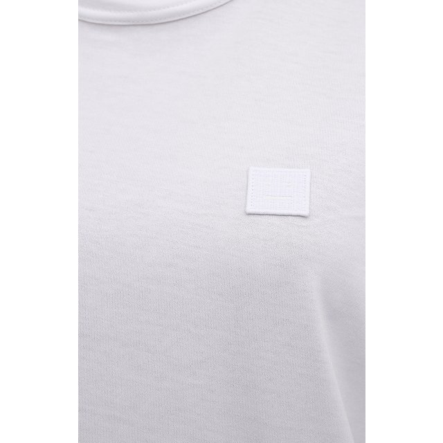 фото Хлопковая футболка acne studios