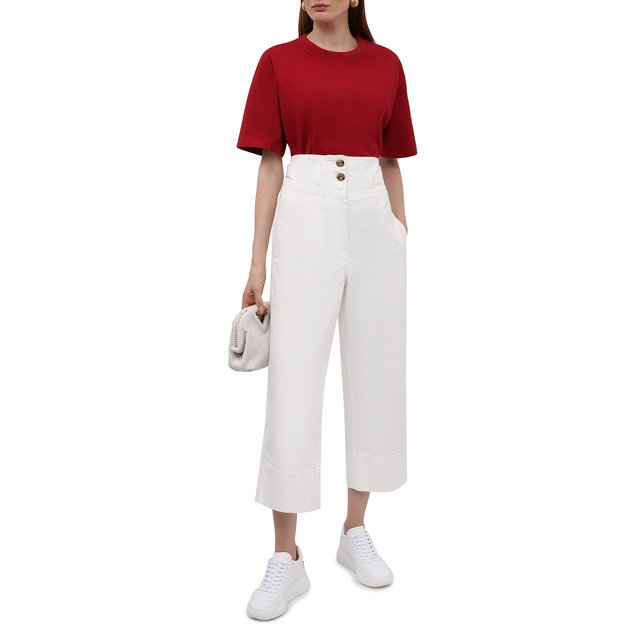 фото Хлопковая футболка acne studios