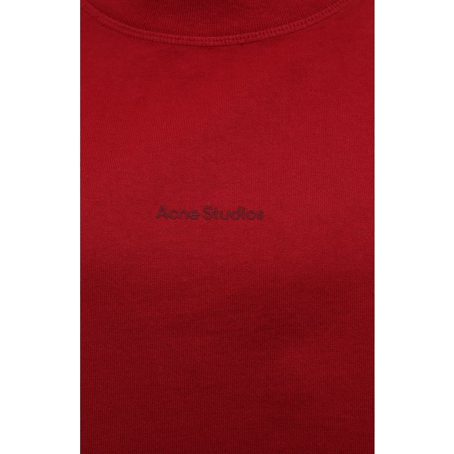 фото Хлопковая футболка acne studios