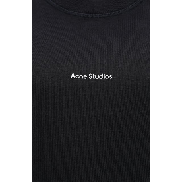 фото Хлопковая футболка acne studios