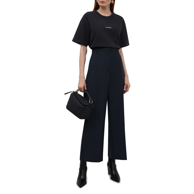 фото Хлопковая футболка acne studios
