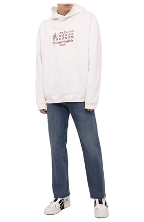 Мужские кожаные кеды vl7n VALENTINO черно-белого цвета по цене 53950 руб., арт. WY2S0E02/WRQ | Фото 2 Мужские кожаные кеды vl7n VALENTINO черно-белого цвета, арт. WY2S0E02/WRQ | Фото 2