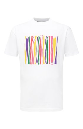 Мужская хлопковая футболка palm angels x missoni PALM ANGELS белого цвета по цене 25900 руб., арт. PMAA001F21JER0300184 | Фото 1 Мужская хлопковая футболка palm angels x missoni PALM ANGELS белого цвета, арт. PMAA001F21JER0300184 | Фото 1